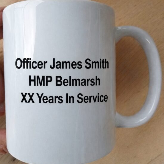 Personalised Prison Staff Officer OSG Ceramic Mug 